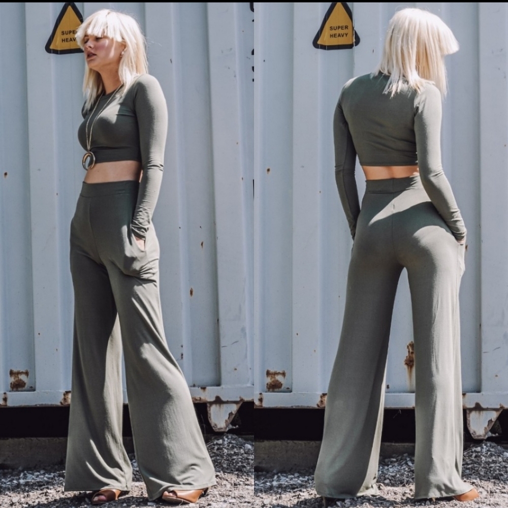 Pants & Crop Top